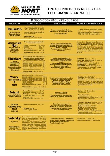 Vademecum Nort 09, pág. internas - LABORATORIO NORT