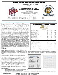 Rome at RiverDogs - Wednesday, 7/3/13 - MiLB.com