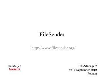 FileSender - Terena