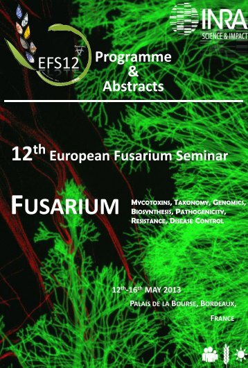 EFS12- Book of abstracts - Contact