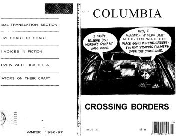 Issue 27 - Columbia: A Journal of Literature and Art