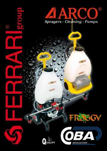 Froggy multipurpose sprayers Pulverisateurs ... - Ferrari Group srl