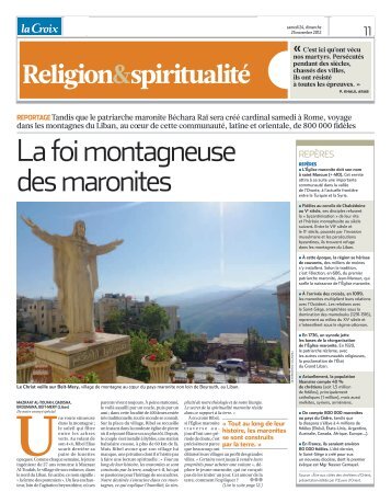 La foi montagneuse des maronites - Antoine Fleyfel