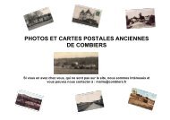 PHOTOS ET CARTES POSTALES ANCIENNES DE COMBIERS