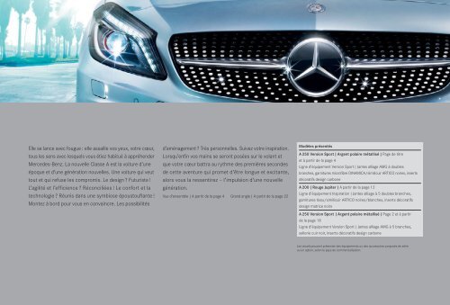 Télécharger la brochure Nouvelle Classe A - Mercedes-Benz France