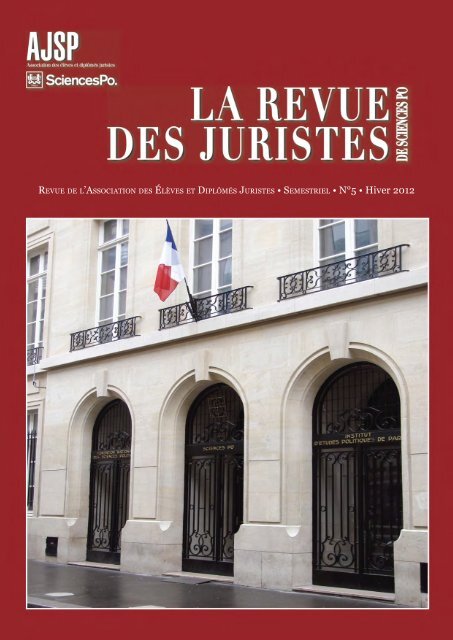 la revue des juristes de sciences po - AJSP