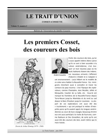 TRAIT D'UNION Vol 12 no 2, juin 2010