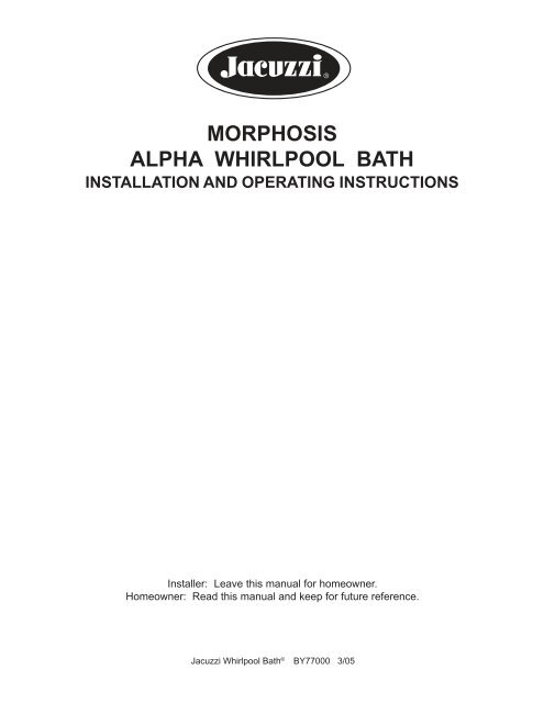 Morphosis Alpha Whirlpool Bath Go To Atgimg