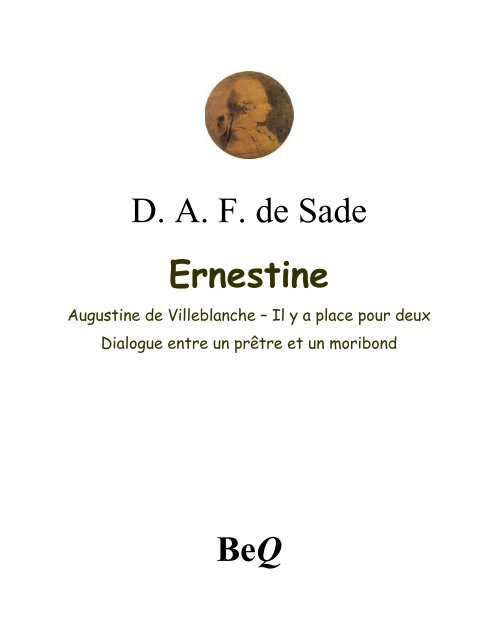 Sade Ernestine Pdf La Bibliotheque Electronique Du Quebec