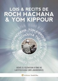 lois & recits de roch hachana & yom - Torah-Box.com