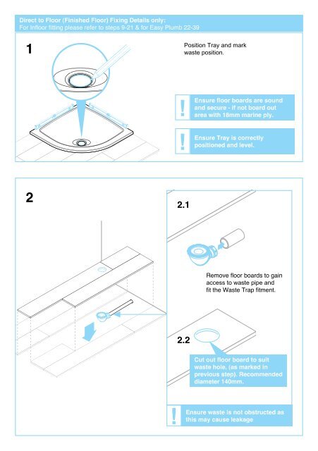 Shower Tray Fitting - Aqualux Shower Enclosures