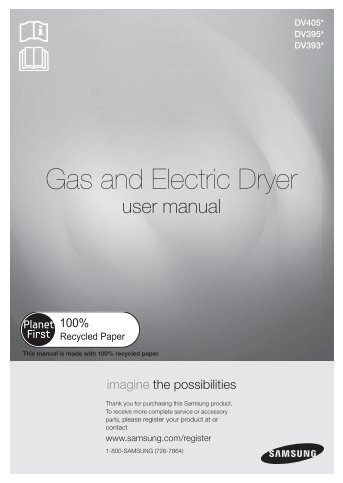 Gas and Electric Dryer - Home Depot