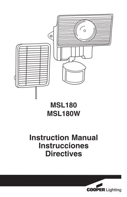 Instruction Manual Instrucciones Directives