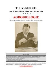 Agrobiologie de T Lyssenko - communisme-bolchevisme