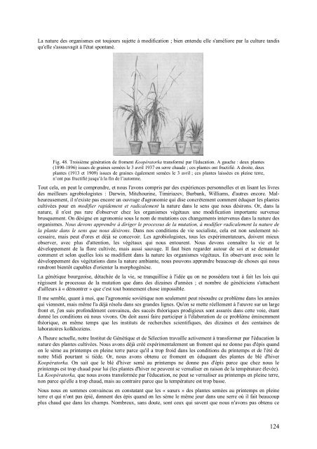 Agrobiologie de T Lyssenko - communisme-bolchevisme