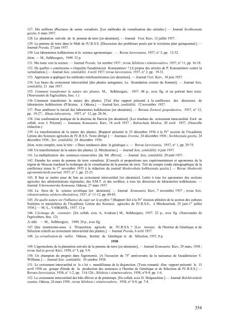 Agrobiologie de T Lyssenko - communisme-bolchevisme