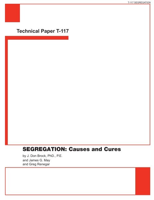 SEGREGATION: Causes and Cures - INTI