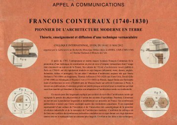 FRANCOIS COINTERAUX (1740-1830) PIONNIER DE L ... - GHAMU