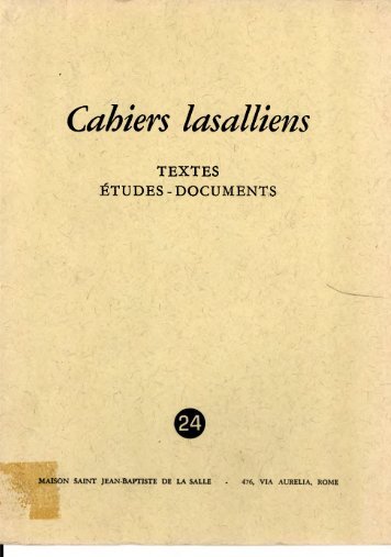 Cuadernos Lasallistas 24.pdf - La Salle.org