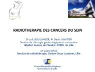 Radiothérapie des cancers du sein