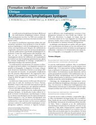 Malformations lymphatiques kystiques