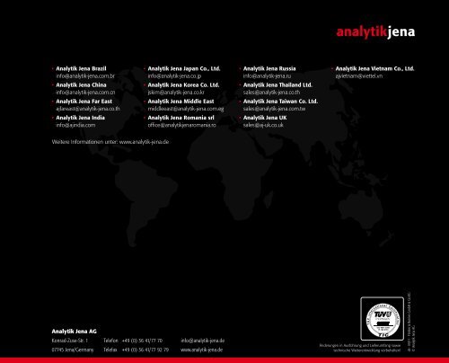 Broschüre Topwave - Analytik Jena AG