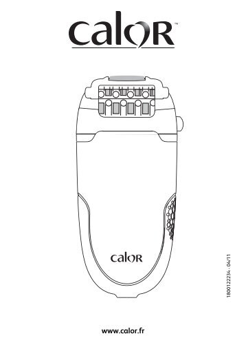 Mode d'emploi Epilateurs Epilateur Fresh Extrême Elite - Calor