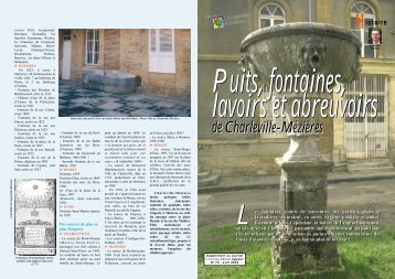 Puits, fontaines, lavoirs et abreuvoirs de Charleville-Mézières (pdf ...