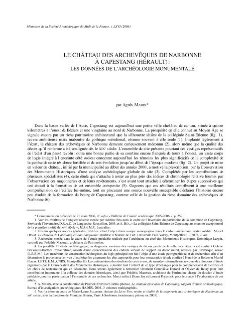H. Debax - Académies & Sociétés Savantes de Toulouse