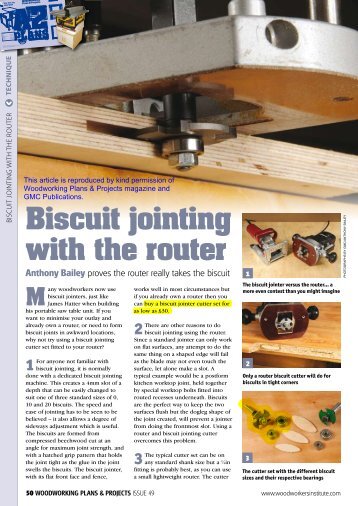 Biscuit jointing with the router - wealdentool.eu