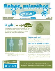 Bobos, microbes et cie! (décembre 2012)