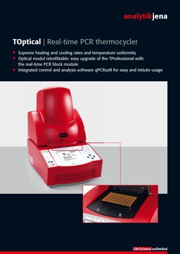 Toptical | Real-time PCR thermocycler - Analytik Jena AG