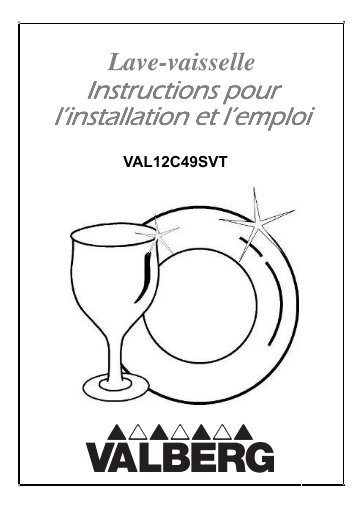 Instructions pour l'installation et l'emploi - Electro Depot