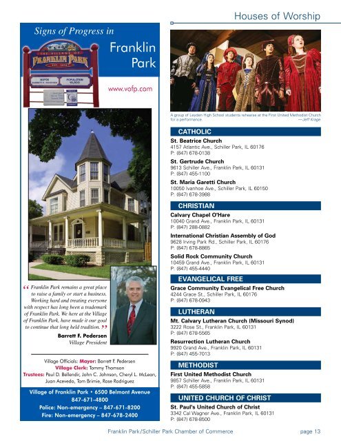 2010 Franklin Park/Schiller Park Community Guide - Pioneer Press ...