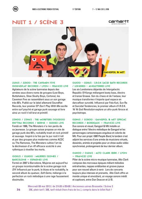 nUITS SONORES dossier de presse