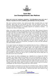 Sant Mat Les Enseignements des Maîtres