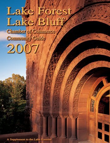 Lake Forest Lake Bluff Community Guide 2007 - Pioneer Press ...