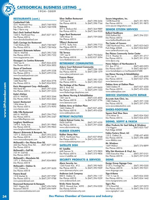 2009 Des Plaines Community Guide - Pioneer Press Communities ...