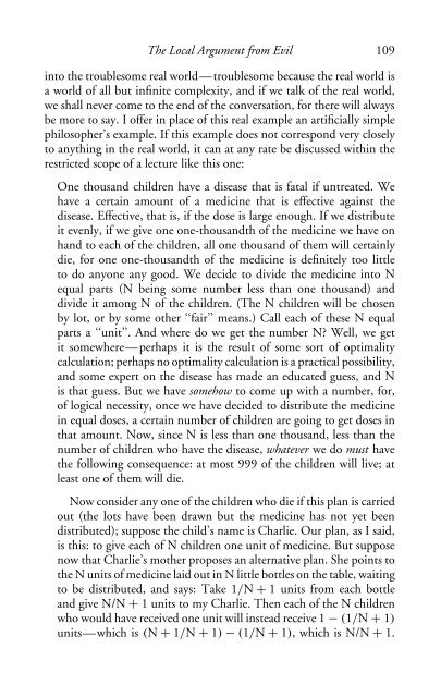 The Problem of Evil - Common Sense Atheism