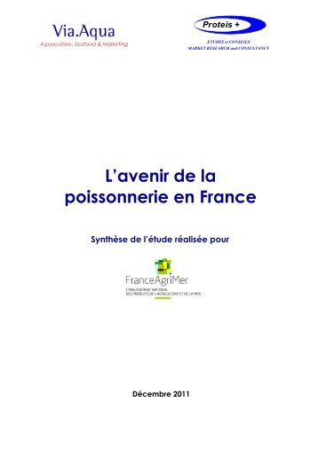 L'avenir de la poissonnerie en France - FranceAgriMer