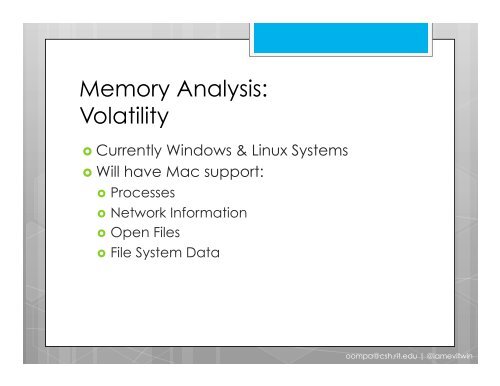 When Macs Get Hacked - SANS Computer Forensics