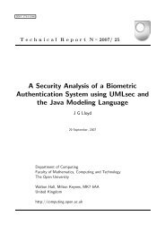 A Security Analysis of a Biometric Authentication System using ...