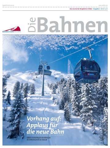 Bahnen Vorhang auf: Applaus für die neue Bahn - Sölden