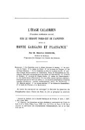 l'etage calabrien - Revue de géologie alpine