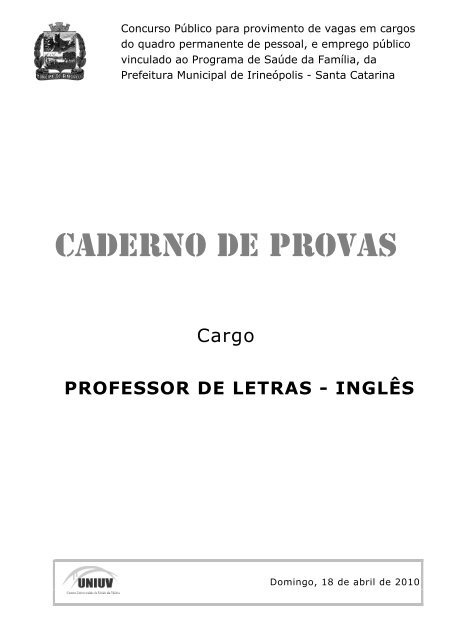 Concurso? Como se diz concurso público em inglês?