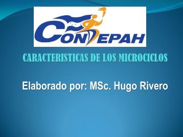 CARACTERISTICAS DE LOS MICROCICLOS[1].pdf - Condepah