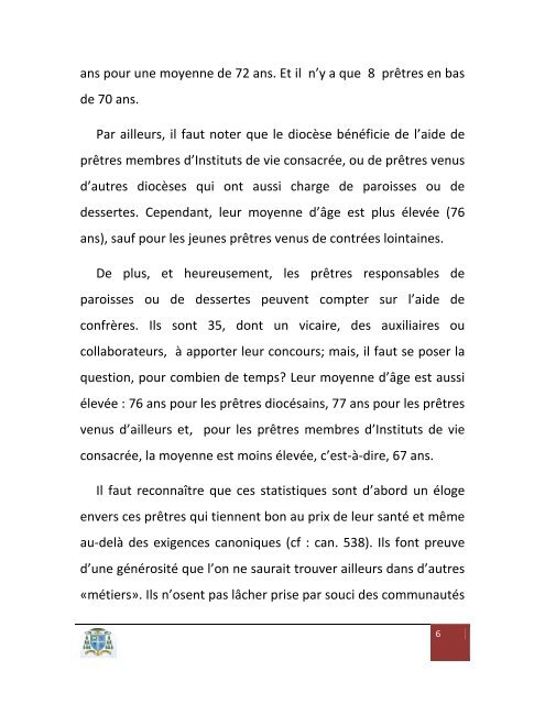 lettre pastorale - Mgr Luc Bouchard