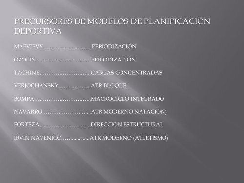 PLANIFICACIÓN DEL ENTRENAMIENTO DEPORTIVO ... - Condepah