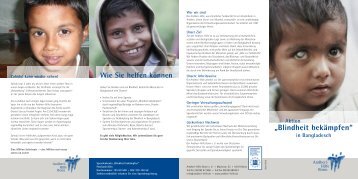 Wie Sie helfen können - Andheri-Hilfe Bonn