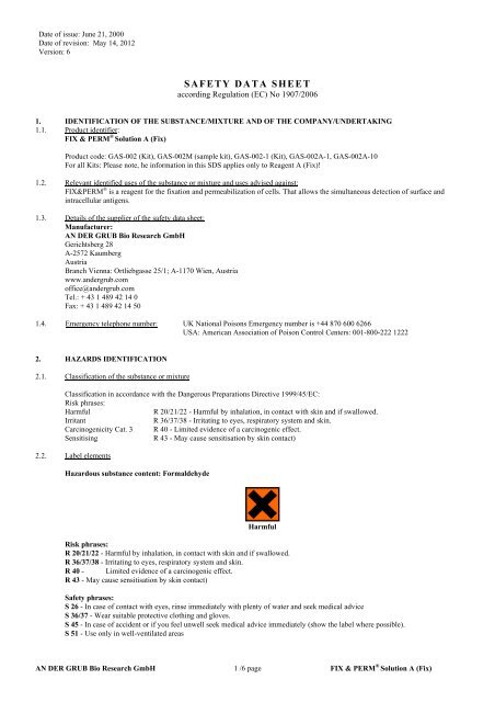 SDS - Caltag-Medsystems